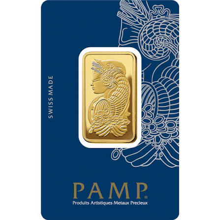 Lady Fortuna Gold Minted Bar