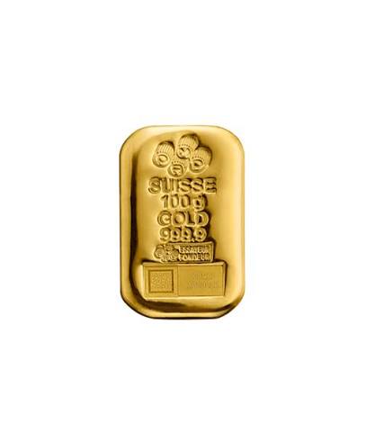Gold Cast Bar - 50G, 100G, 500G, 1KG [PAMP SUISSE]