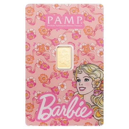 PAMP Suisse x Barbie™ Valentine’s Day 1 Gram Gold Bar – Limited Edition (999.9 Fine)